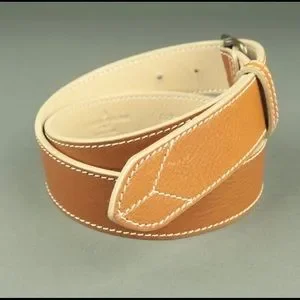  Brown Contrast Stitch Leather Belt Size 75 (US 28) Golden Goose | Accessories | Golden Goose Brown Contrast  main image 2
